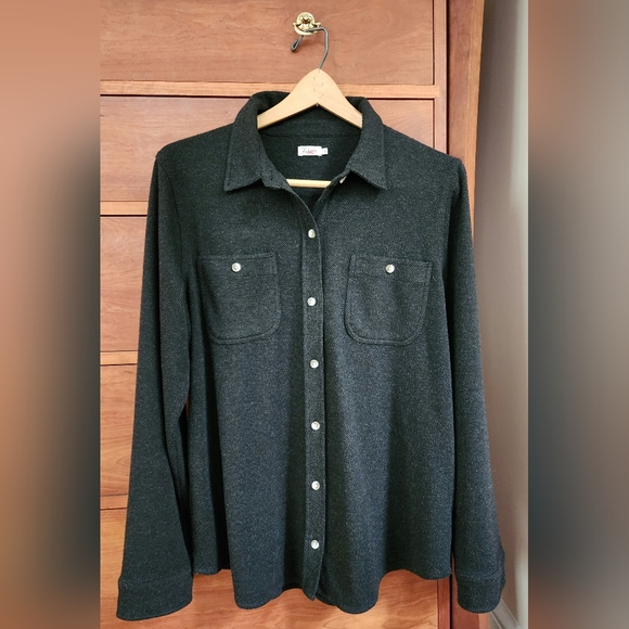 Faherty Tops - Faherty Legend Shirt Black Large